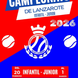 Campeonato de Lanzarote Infantil, Junior.