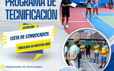 Seleccionados Programa de Tecnificación