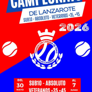 CAMPEONATO DE LANZAROTE SUB10 - ABSOLUTO - VETERANOS